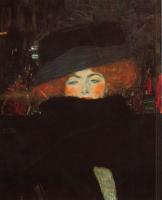 Klimt, Gustav - Lady with Hat and Featherboa